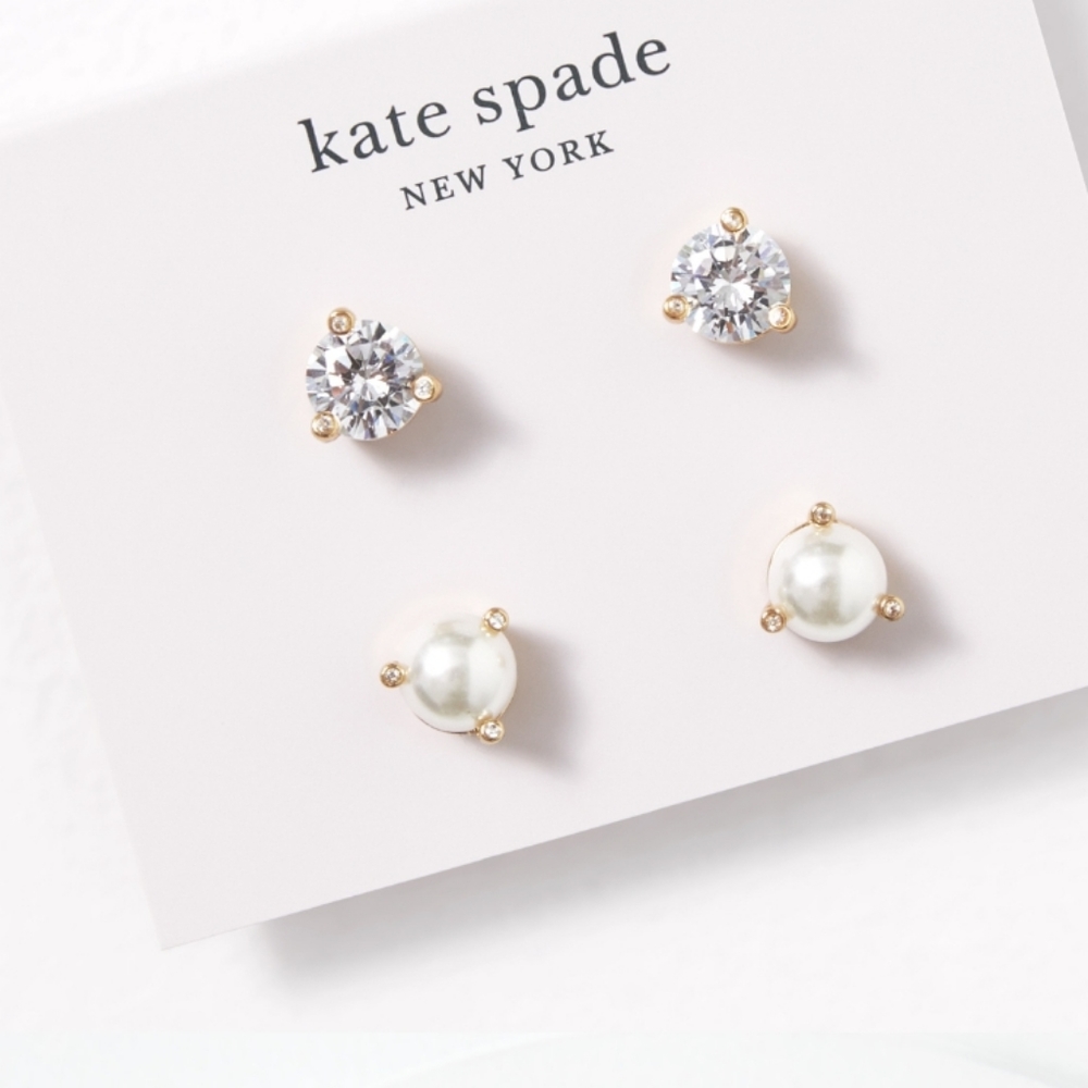 NEW Kate Spade Rise and Shine Stud Earrings - set of 2 - Picture 2 of 3